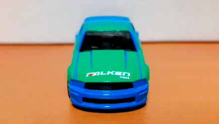 Машинка Базова Hot Wheels '07 Ford Mustang Falken Then and Now 1:64 HKJ43 Blue - Retromagaz, image 3