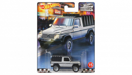 Машинка Premium Hot Wheels 1991 Mercedes-Benz G-Class Boulevard 1:64 GJT79 Metallic Silver - Retromagaz, image 1