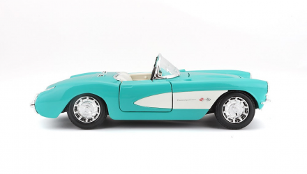 Машинка Maisto 1957 Chevrolet Corvette Special Edition 1:24 Blue - Retromagaz, image 3