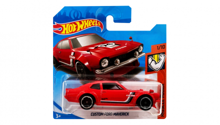 Машинка Базова Hot Wheels Custom Ford Maverick Muscle Mania 1:64 FYD05 Red - Retromagaz, image 1