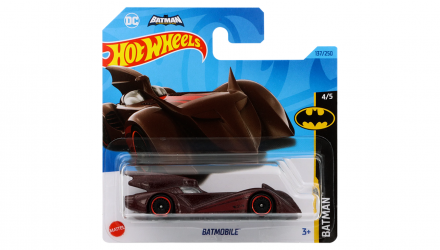 Машинка Базовая Hot Wheels DC Batmobile Batman 1:64 HKG98 Dark Red - Retromagaz, image 1