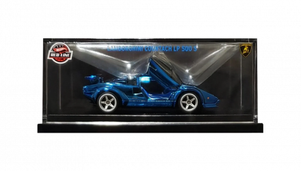 Машинка Premium Hot Wheels '82 Lamborghini Countach LP500 S Red Line Club RLC 1:64 HGW25 Blue - Retromagaz, image 1