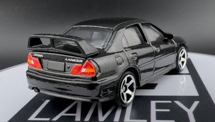 Тематическая Машинка Matchbox 1996 Mitsubishi Lancer Evolution IV Moving Parts 1:64 FWD28/HVM98 Black - Retromagaz, image 3