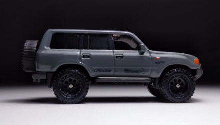 Машинка Базова Hot Wheels Toyota Land Cruiser 80 Hot Trucks 1:64 GRX22 Grey - Retromagaz, image 3