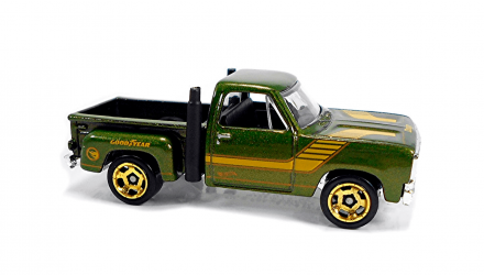 Машинка Базова Hot Wheels 1978 Dodge Li'l Red Express Truck Treasure Hunts Hot Trucks 1:64 GTC95 Green - Retromagaz, image 3