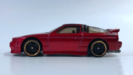 Машинка Базовая Hot Wheels '96 Nissan 180SX Type X Workshop 1:64 CFH13 Dark Red - Retromagaz, image 4