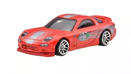 Тематична Машинка Hot Wheels 10шт Mazda RX-7 / Honda S2K / RX-8 / Porsche Cayman / VW Jetta MK3 / Dodge Charger / Chevy Fleetline Fast & Furious 1:64 HVX27 Red - Retromagaz, image 1