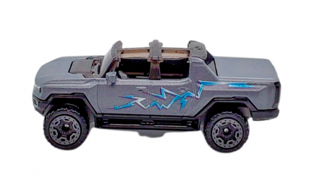 Машинка Базовая Hot Wheels 2024 GMC Hummer EV Barbie The Movie Screen Time 1:64 HKH13 Grey - Retromagaz, image 4