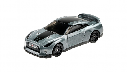 Машинка Базовая Hot Wheels '17 Nissan GT-R (R35) Then and Now 1:64 GTC70 Grey - Retromagaz, image 2