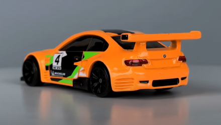 Тематична Машинка Hot Wheels BMW M3 GT2 Neon Speeders 1:64 HLH72/HRW78 Orange - Retromagaz, image 2