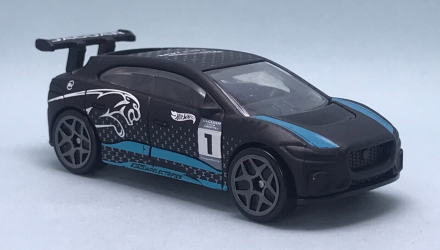 Машинка Базовая Hot Wheels Jaguar I-Pace eTrophy Green Speed 1:64 HKH60 Black - Retromagaz, image 2