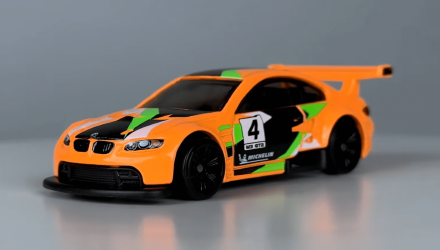 Тематична Машинка Hot Wheels BMW M3 GT2 Neon Speeders 1:64 HLH72/HRW78 Orange - Retromagaz, image 1