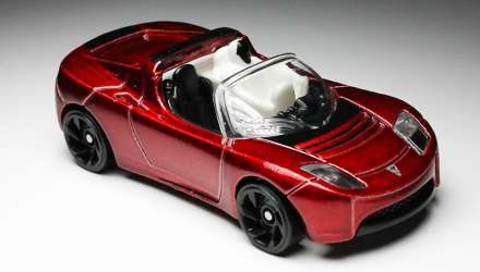 Машинка Базовая Hot Wheels Tesla Roadster With Starman Space 1:64 FYD29 Red - Retromagaz, image 2