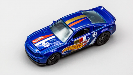 Машинка Базовая Hot Wheels '10 Ford Shelby GT500 Super Snake Race Team 1:64 FYC74 Blue - Retromagaz, image 3