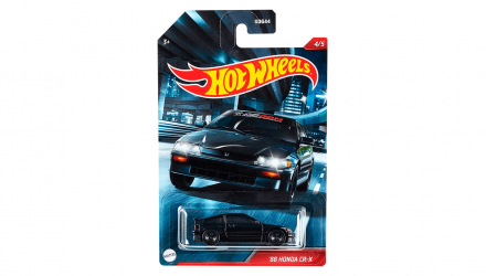 Тематическая Машинка Hot Wheels '88 Honda CR-X Cult Racers 1:64 GRP21 Black - Retromagaz, image 1