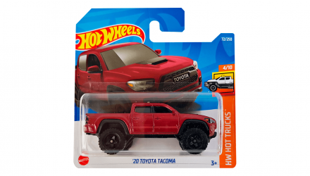 Машинка Базова Hot Wheels '20 Toyota Tacoma Hot Trucks 1:64 HCX56 Red - Retromagaz, image 1