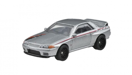 Машинка Premium Hot Wheels 2шт Nissan Skyline GT-R (BNR32) / (BNR34) NISMO 2-Packs 1:64 HCY75 Metallic Silver - Retromagaz, image 2