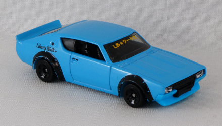 Машинка Базовая Hot Wheels Nissan Skyline 2000GT-R LBWK Liberty Walk J-Imports 1:64 HCW32 Blue - Retromagaz, image 5