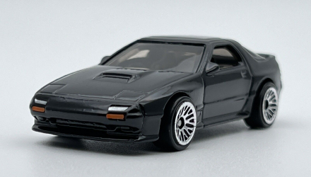 Машинка Базовая Hot Wheels '89 Mazda Savanna RX-7 FC3S The `80S 1:64 HKJ62 Black - Retromagaz, image 2