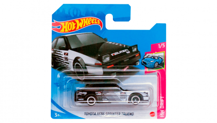 Машинка Базовая Hot Wheels Toyota AE86 Sprinter Trueno Drift 1:64 GTC14 Black - Retromagaz, image 1