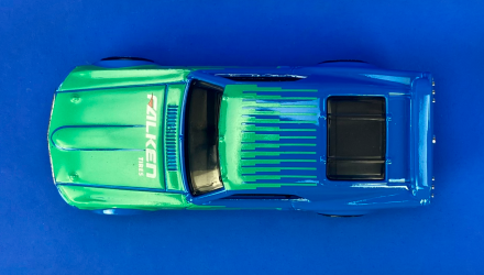 Машинка Базовая Hot Wheels '69 Ford Mustang Boss 302 Falken Then and Now 1:64 HKJ48 Blue - Retromagaz, image 7