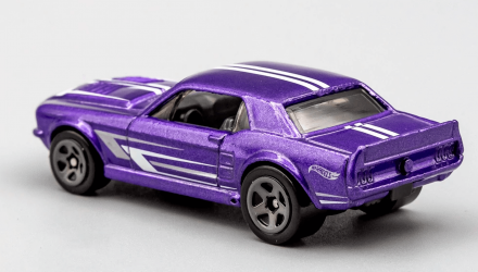 Машинка Базова Hot Wheels '67 Ford Mustang Coupe Muscle Mania 1:64 GTB45 Purple - Retromagaz, image 3