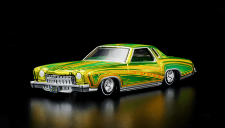 Машинка Premium Hot Wheels 1975 Chevrolet Monte Carlo Red Line Club RLC 1:64 HGK77 Green - Retromagaz, image 1