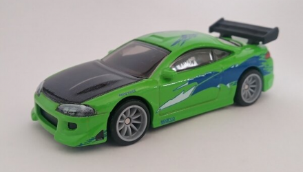 Машинка Premium Hot Wheels '95 Mitsubishi Eclipse Fast & Furious 1:64 GRL73 Green - Retromagaz, image 2