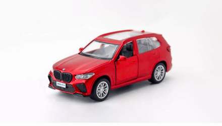 Машинка Автопром BMW X5M 1:43 Red - Retromagaz, image 1