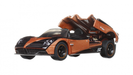 Тематична Машинка Matchbox Pagani Huayra Roadster Super Chase Moving Parts 1:64 FWD28/HVN20 Orange - Retromagaz, image 3