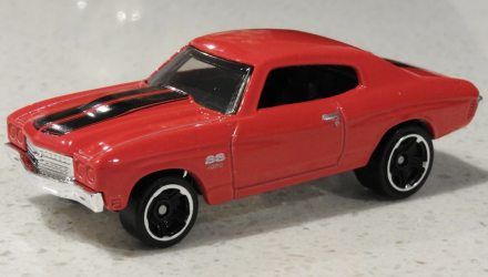 Машинка Базова Hot Wheels '70 Chevelle SS Fast & Furious Screen Time 1:64 GHC78 Red - Retromagaz, image 2