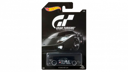 Тематическая Машинка Hot Wheels Ford GT LM Gran Turismo 1:64 DJL15 Black - Retromagaz, image 1