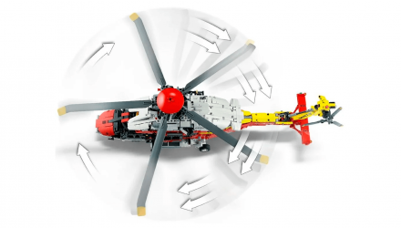 Конструктор Lego Airbus H175 Rescue Helicopter Technic 42145 Новий - Retromagaz, image 5