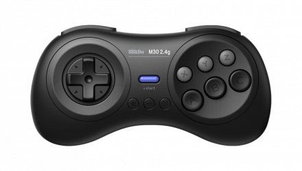 Геймпад Беспроводной 8BitDo Mega Drive M30 2.4G Black Новый - Retromagaz, image 1