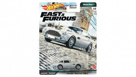 Машинка Premium Hot Wheels Aston Martin DB5 Fast & Furious 1:64 GPK55 Silver - Retromagaz, image 1