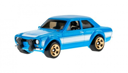 Тематическая Машинка Hot Wheels '70 Ford Escort RS1600 Fast & Furious 1:64 HNR96 Blue - Retromagaz, image 2