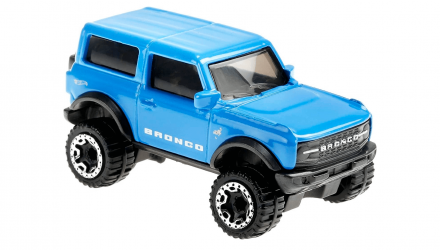 Машинка Базова Hot Wheels '21 Ford Bronco Then and Now 1:64 GRX28 Blue - Retromagaz, image 2