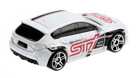 Машинка Базовая Hot Wheels Subaru WRX STI Speed Graphics 1:64 GTB98 White - Retromagaz, image 3