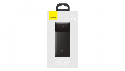 Портативний Акумулятор Power Bank Baseus Bipow Digital Display Black 20000 mAh 20 W - Retromagaz, image 2