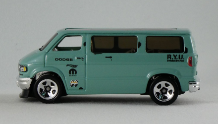 Машинка Базовая Hot Wheels Dodge Van Drift 1:64 GRX21 Turquoise - Retromagaz, image 4