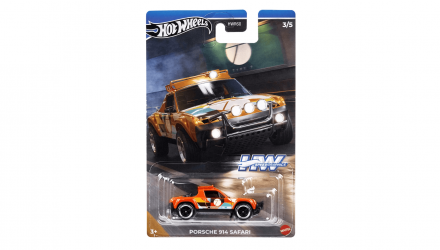 Тематическая Машинка Hot Wheels Porsche 914 Safari Type 7 Speed Graphics 1:64 HRT06 Orange - Retromagaz, image 6