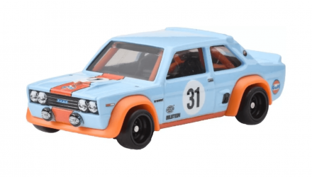 Машинка Premium Hot Wheels 2шт Lancia Rally 037 / Fiat 131 Abarth Gulf 2-Packs 1:64 HRR81 Blue - Retromagaz, image 3