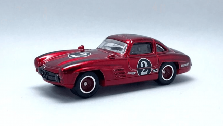 Машинка Базова Hot Wheels Mercedes-Benz 300 SL Super Treasure Hunt STH Retro Racers 1:64 HKL09 Red - Retromagaz, image 1