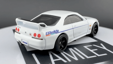 Машинка Premium Hot Wheels Nissan Skyline GT-R (BCNR33) Greddy Modern Classics 1:64 HRV99 White - Retromagaz, image 3