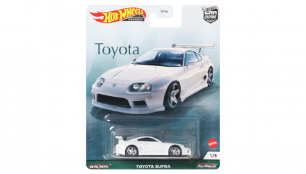 Машинка Premium Hot Wheels Toyota Supra Toyota 1:64 GRJ96 White - Retromagaz, image 1