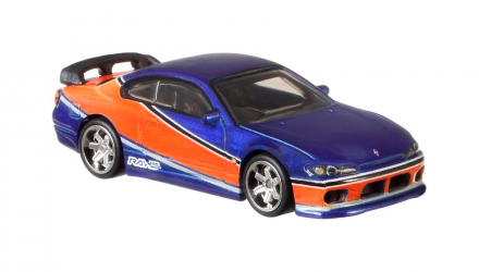 Машинка Premium Hot Wheels Nissan Silvia S15 Fast & Furious 1:64 GBW76 Blue - Retromagaz, image 4