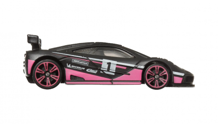 Тематическая Машинка Hot Wheels McLaren F1 GTR Neon Speeders 1:64 HLH72/HRW76 Black - Retromagaz, image 3