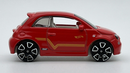 Машинка Базовая Hot Wheels Fiat 500e Green Speed 1:64 HKK24 Red - Retromagaz, image 6