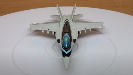 Тематическая Машинка Matchbox Boeing F7A-18 Super Hornet Sky Busters 1:64 HVM52 Grey - Retromagaz, image 4