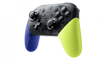 Геймпад Бездротовий Nintendo Switch Pro Controller Splatoon 3 Limited Edition Yellow Blue Б/У - Retromagaz, image 2